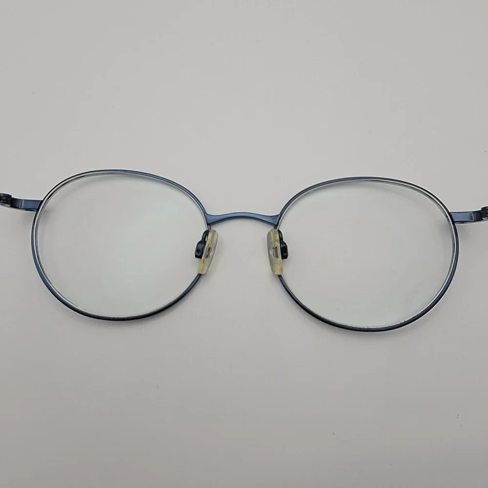 Warby Parker Milton 2550 Eyeglasses Frames Only 50-19-142 Navy Tortoise Round